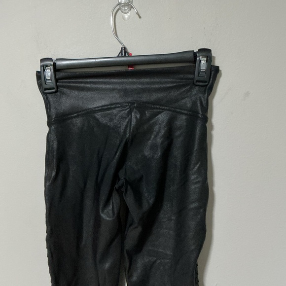 Spanx Faux Leather Moto Legging Size Small - Picture 7 of 7